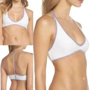 Free People White/Purple Bralette